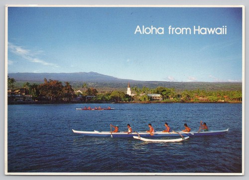 Cartolina aloha dalle hawaii - aloha,