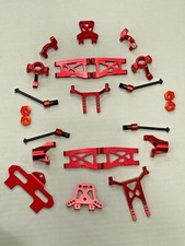 Set completo alluminio mozzo anteriore e posteriore porta bracci torre Traxxas 1/18 LaTrax Teton 