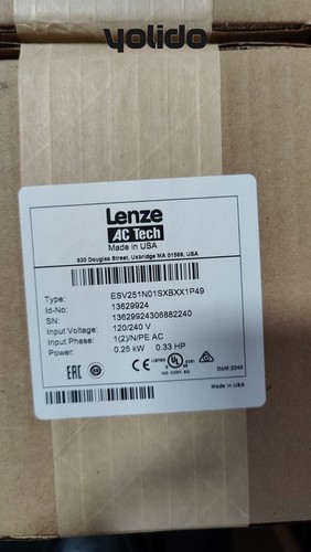 Lenze esv251n01sxb tech - lenze, ac