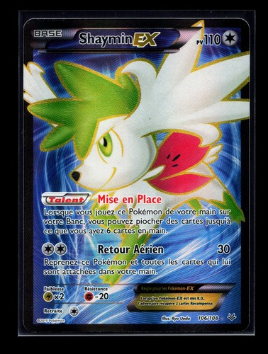 Carte pokémon shaymin - pokémon, ex