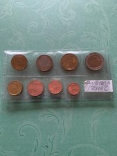 AUSTRIA 2002 serie completa Set 8 valori 1 2 5 10 20 50 cent 1 2 euro in FDC