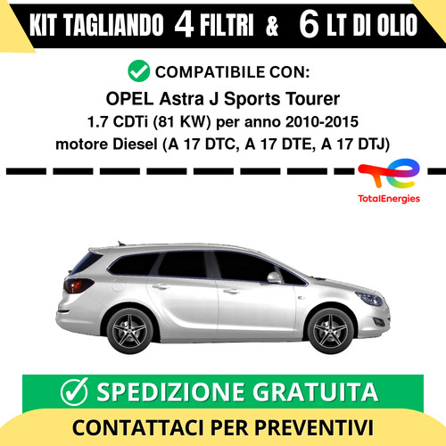Tagliando per opel astra - tagliando,
