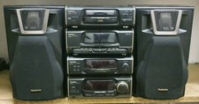 Impianto Stereo HiFi completo Technics Casse Lettore Cassette CD Radio