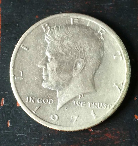 1971 kennedy mezzo dollaro - kennedy,