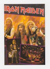 Cartolina IRON MAIDEN -