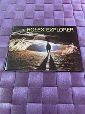 Rolex Libricino Explorer Booklet Rare Vintage Anni 2000 USA.2001 In Inglese