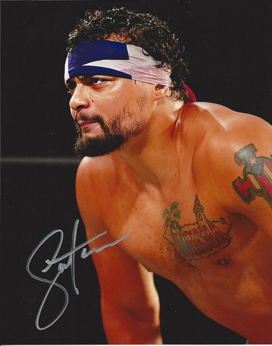 Santana autografato 8x10 aew - autografato,