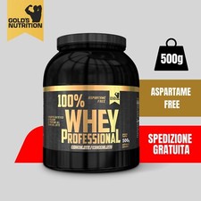 Proteine siero latte 500g Per sviluppo muscolare 100% WHEY Gold's Nutrition