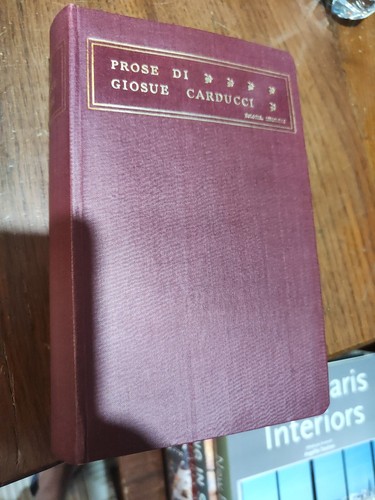 Prose giosue carducci - di,