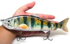 1 minnow esche artificiali snodate tipo rapala 250 mm 150 gr. swimbait 4 sez