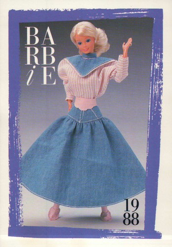 Barbie fashion card - barbie,