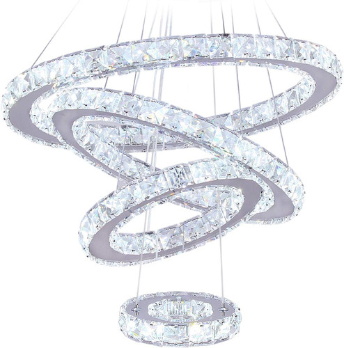 Led lampadario anelli - led, 4