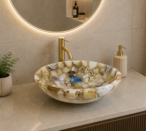 Lavabo vaso tondo - , in