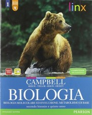 biologia 1 +dvd molecolare secondo biennio e quinto anno= campbell/reece 8863641