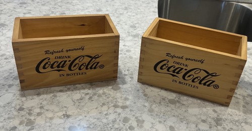 Scatole legno coca cola - 2, in