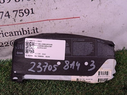 Airbag sedile anteriore destro - anteriore,