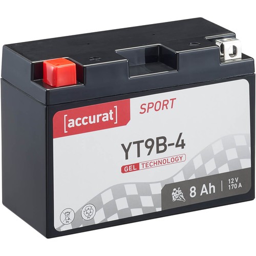 Batteria moto yt9b gel - batteria,