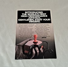 Epyx 500XJ Joystick Print Ad