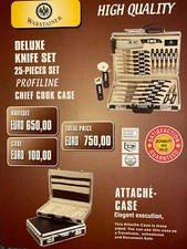 Set valigetta coltelli