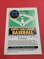 Super Challenge Baseball Atari