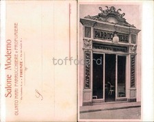 FIRENZE CITTA'-NEGOZIO PARRUCCHIERE PROFUMIERE SALONE MODERNO OLINTO MARI-C92-45