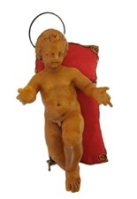 BAMBINELLO IN CERA  SU CUSCINO