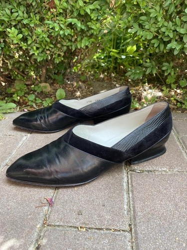 Pollini donna tacco pelle - , nero