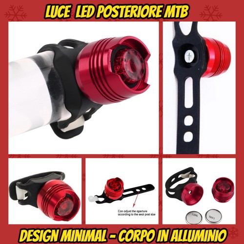 Luce led posteriore bici - posteriore,