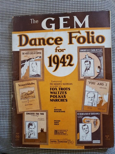 Partiture vintage gem - vintage, dance
