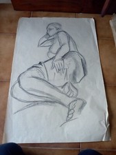 STUDIO RAGAZZA DISEGNO ANNI 50