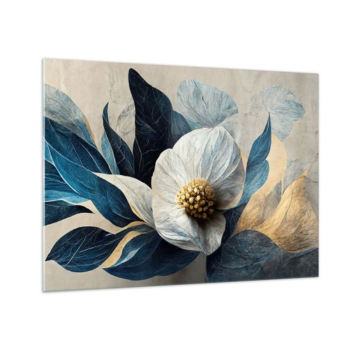 Quadro vetro 70x50cm fiore - vetro,