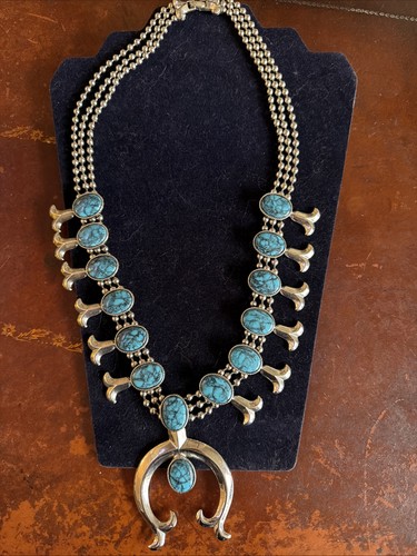 Collana simulata turchese - collana,