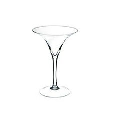 COPPA IN VETRO TRASPARENTE MARTINI H.40 D.25 CM