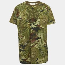 Maglia Givenchy verde stampa