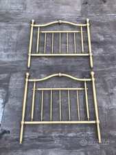 Letto Ottone Testiere e Pediere, stile " Il giovane Montalbano "