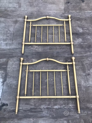 Letto ottone testiere - ottone, e