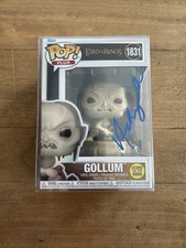 Il Signore degli Anelli Gollum Funko Pop! #1831 Firmato da Andy Serkis con certificato di autenticità