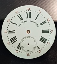 Roskopf new old stock dial/quadrante  pocket watch 54 mm. diameter