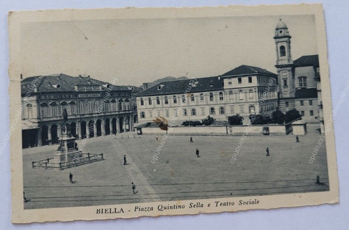 Ce631 cartolina biella citta - cartolina,