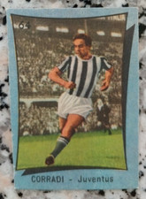 bh figurina cartonata corradi juventus n 64 edizione nannina 1955-1958 circa