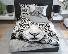 Tigre Set Letto Una Piazza e Mezzo Copripiumino 200x220cm Biancheria Cotone 100%
