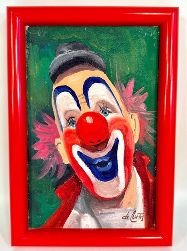 Quadro clown sorridente - clown,