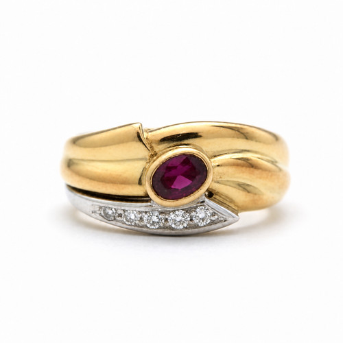 Anello damiani oro - anello, diamante