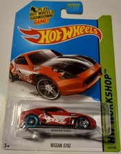 RUOTE CALDE 2014 ROSSE NISSAN 370Z SPORT 249/250 HW ERRORE 