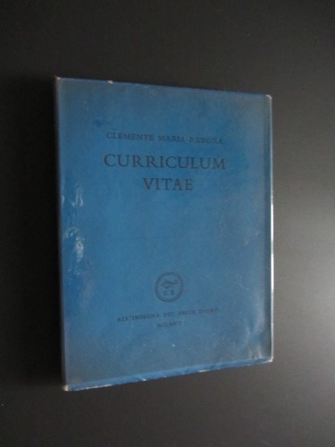 Clemente rebora curriculum - clemente,