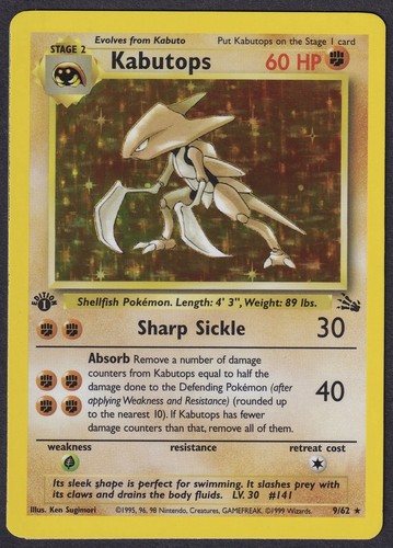 Pokemon kabutops 1st - pokemon,