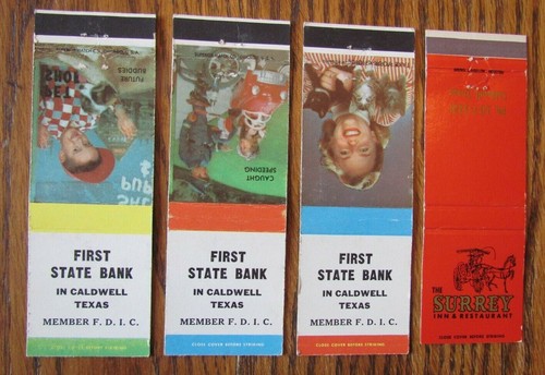 Caldwell texas matchcovers - caldwell,