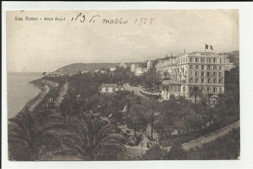 Cartolina antica san remo - antica,