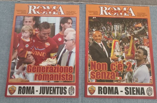 Coppia riviste forza roma - riviste,