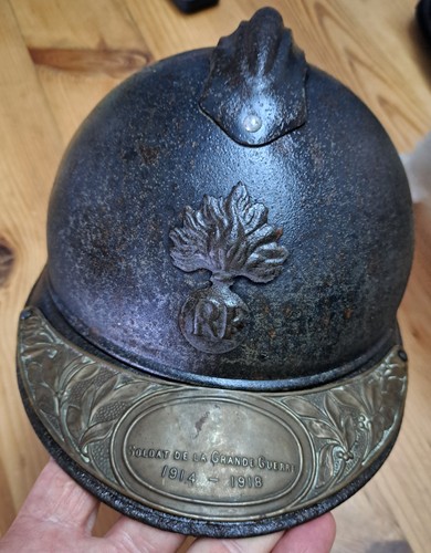 Ww1 ww2 elmetto francese m15 - ww1,